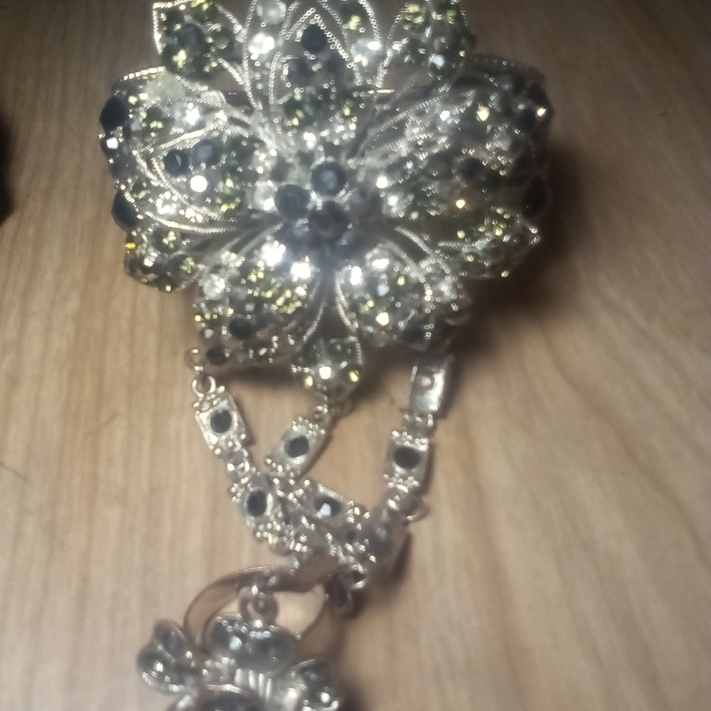 Formal accent bracelet ring combo